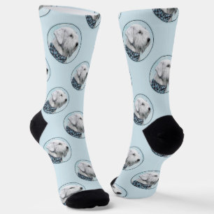 Sealyham Terrier Painting Cute Original Dog Art Socks