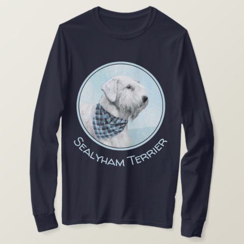 Sealyham Terrier Painting _ Cute Original Dog Art T_Shirt