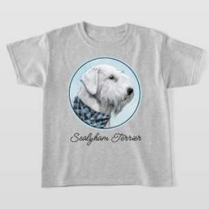 Sealyham Terrier Painting - Cute Original Dog Art T-Shirt