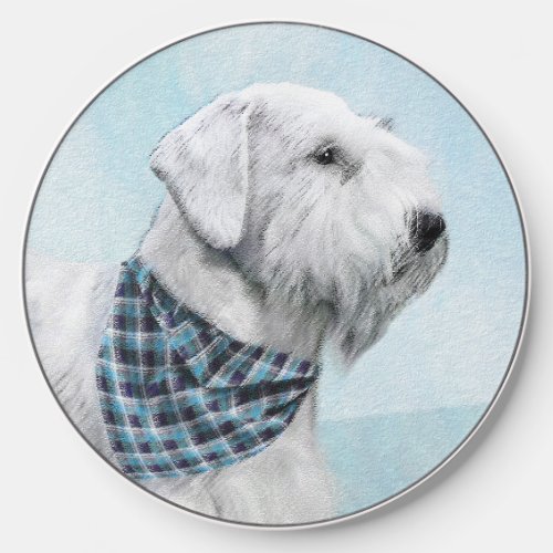 Sealyham Terrier Painting _ Cute Original Dog Art Wireless Charger