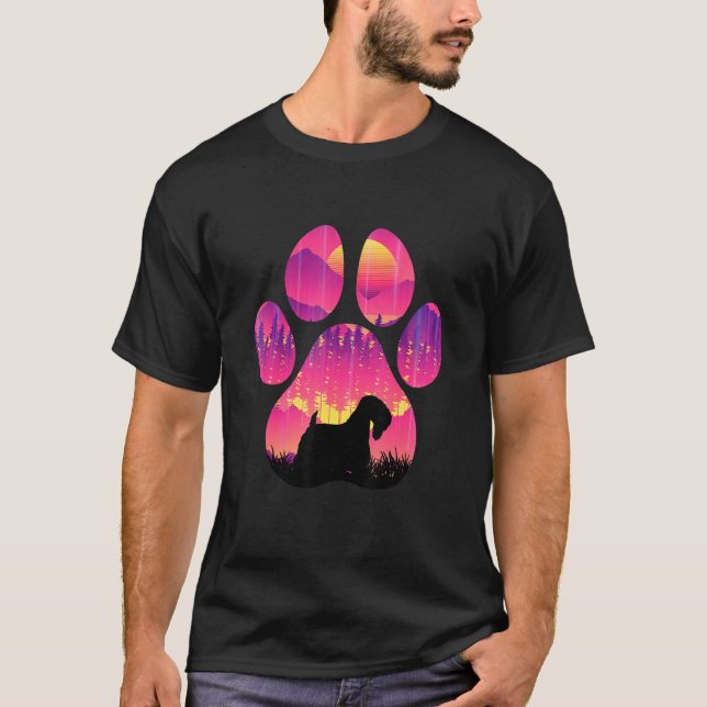 Sealyham Terrier Paw Mom Dad Dog  Women Men T-Shirt (Front)