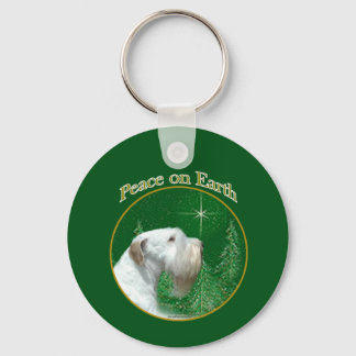 Sealyham Terrier Peace on Earth Keychain