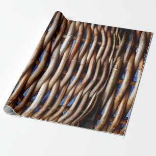 SEAM MATCHES: Basket Close-up Wrapping Paper