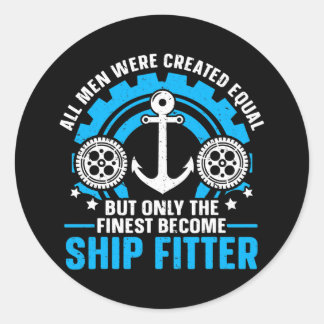 Seaman Sailor Naval Ship Fitter  Classic Round Sticker