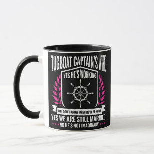 Seaman Sailor Naval Tugboat Captain Wife  Mug