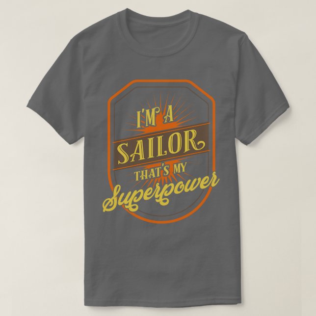 Seaman Sailor Profession T-Shirt (Design Front)