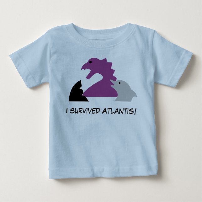 Seameples - I survived Atlantis Baby T-Shirt (Front)