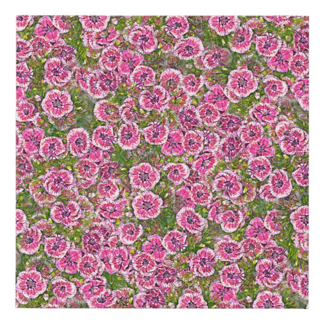 seamless abstract background. factory textile flow faux canvas print (Front)