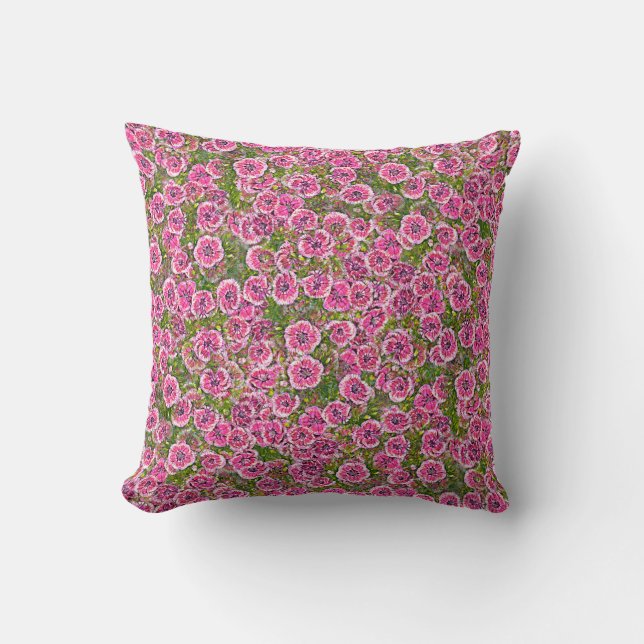 seamless abstract background. factory textile flow throw pillow (Front)