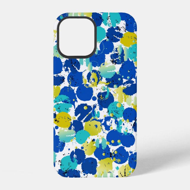 seamless abstract background pattern, with splashe iphone case (Back)