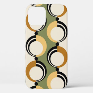 Seamless abstract chain pattern. Vintage design, f iPhone 12 Case