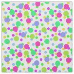 Seamless abstract circles fun confetti dots bright fabric