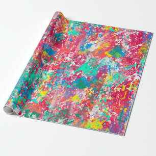 seamless abstract digital illustration fabric desi wrapping paper