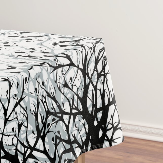 Seamless abstract mandala round circle kaleidoscop tablecloth (In Situ)