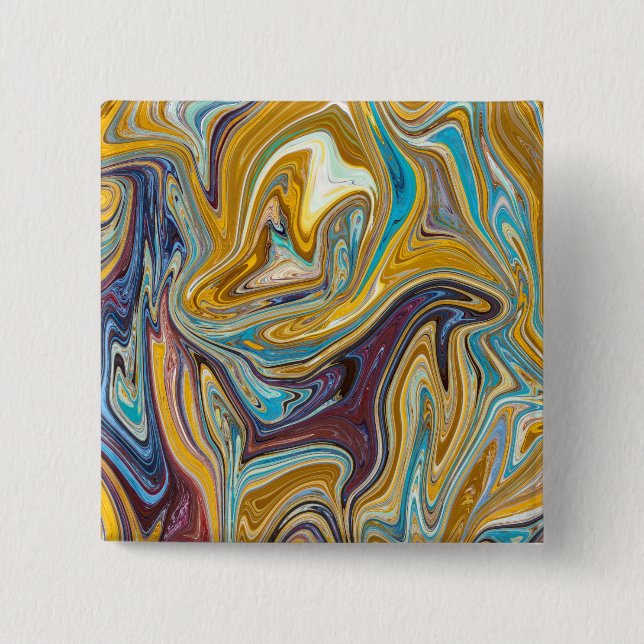 Seamless abstract pattern button (Front)