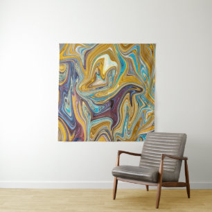 Seamless abstract pattern tapestry