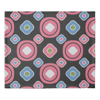 Seamless abstract pattern with the image of oval g duvet cover