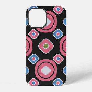 Seamless abstract pattern with the image of oval g iPhone 12 case