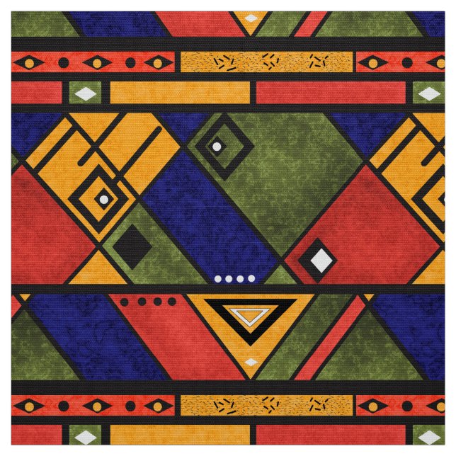 Seamless african ethno traditional texture pattern fabric (Swatch)