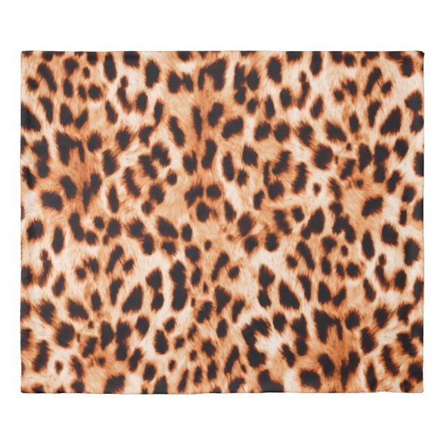 Seamless animal print Beautiful watercolor spotted Duvet Cover (Front)