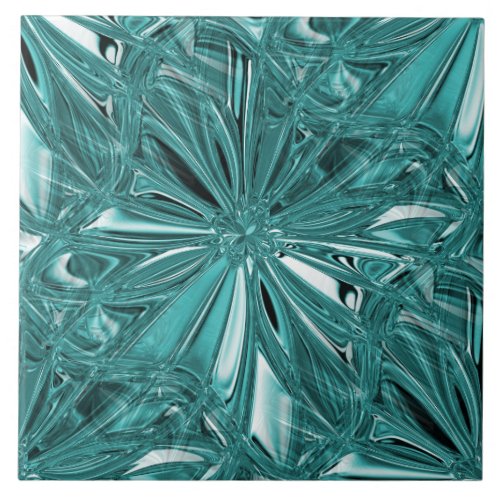 Seamless Aqua Ceramic Tile