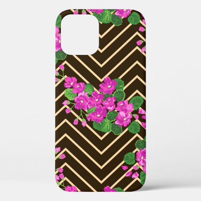 Seamless ardent pattern in sweet flowers. Composit Case-Mate iPhone Case (Back)