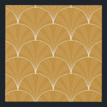 Seamless Art Deco Pattern. Vintage minimalistic ba Faux Canvas Print<br><div class="desc">Seamless Art Deco Pattern. Vintage minimalistic background. Abstract Luxury Illustration. 
abstract, arabesque, art, asian, autumn, background, background, curve, damask, deco, decor, decoration, decorative, design, elegant, element, fabric, fashion, flora, floral, vintage, retro, illustraion, hand drawn, ink-pen, </div>