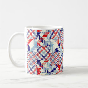 Seamless background pattern. Patchwork pattern of Coffee Mug
