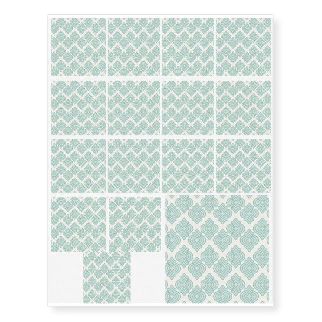 Seamless background temporary tattoos (Front)