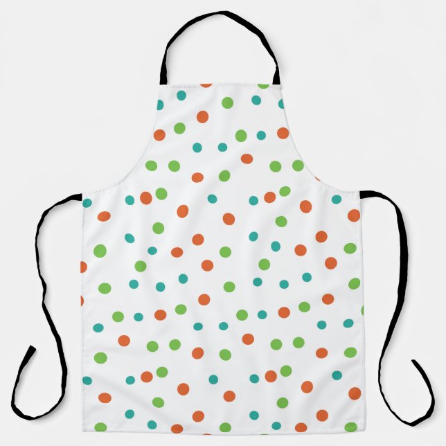 Seamless Background with polka dot pattern. Polka  Apron (Front)