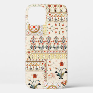 Seamless beautiful mughal floral with ethnic paisl iPhone 12 case