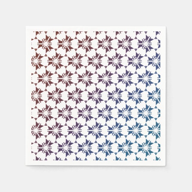 Seamless beautiful pattern party napkins (Front)
