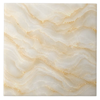 Seamless Beige Gold Marble Onyx Pattern Ceramic Tile