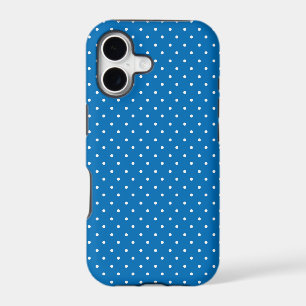 Seamless blue background polka dot pattern  iPhone 17 case