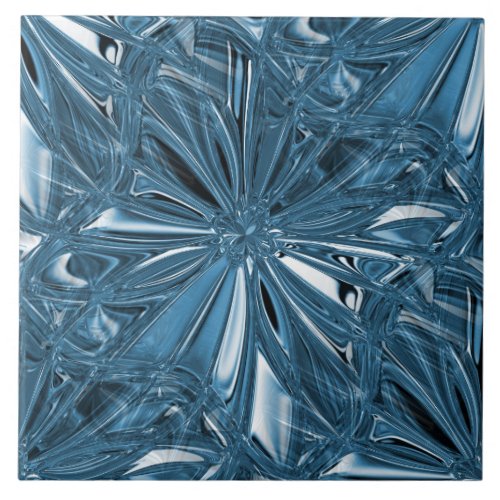 Seamless Blue Ceramic Tile