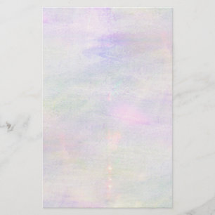 seamless blue, pink background yellow watercolor stationery