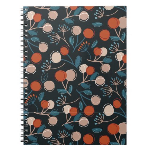 Seamless Boho Pattern vintage bohemian abstract   Notebook