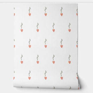 seamless botanical simple pattern with flowers in wallpaper