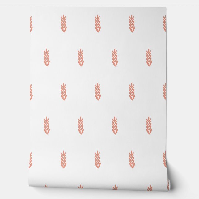 seamless botanical simple pattern with plants in f wallpaper  (Unrolling)