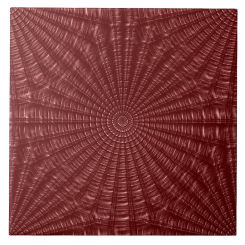 Seamless Burgundy Red Decorative Ceramic Tile