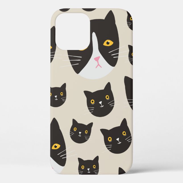 Seamless cat pattern/ Case-Mate iPhone case (Back)