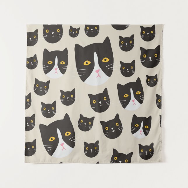 Seamless cat pattern/ tapestry (Front)