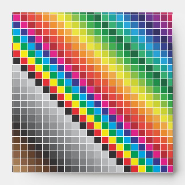 Seamless ceramic color swatches envelope (Front)