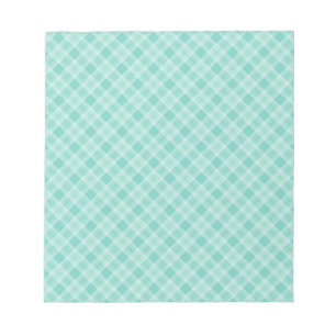 Seamless checkered pattern print notepad
