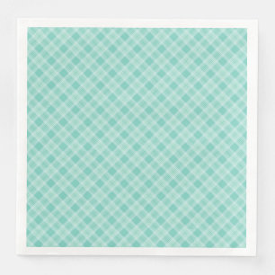 Seamless checkered pattern print paper dinner napkins