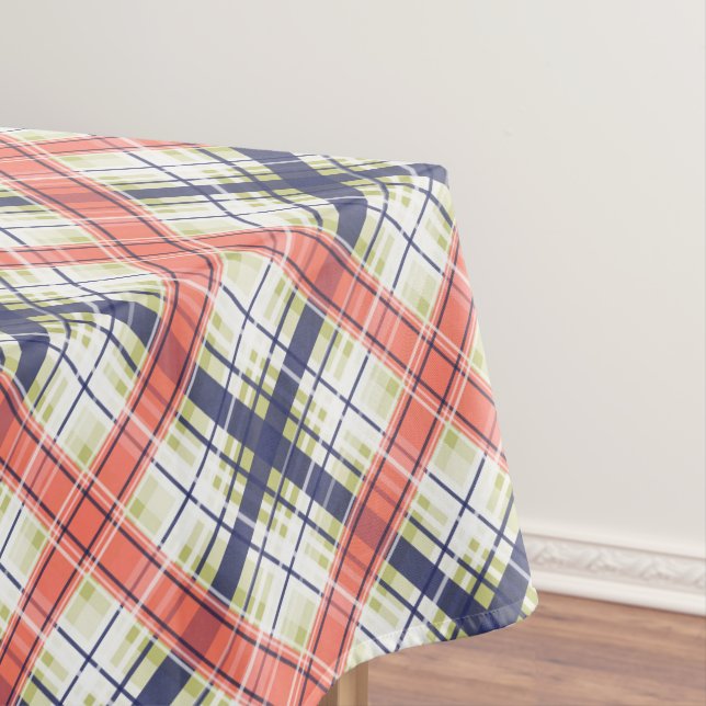 Seamless checkered plaid lined abstract pattern be tablecloth (In Situ)