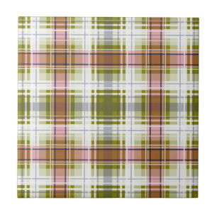 Seamless checkered plaid lined abstract pattern gr ceramic tile