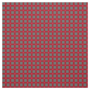 Seamless checkered plaid tartan pattern red gray fabric