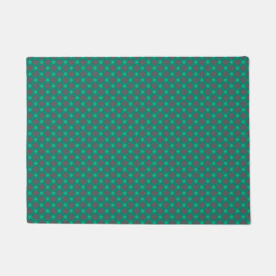 Seamless checkered plaid tartan scottish green gra doormat