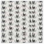 Seamless chicken pattern fabric